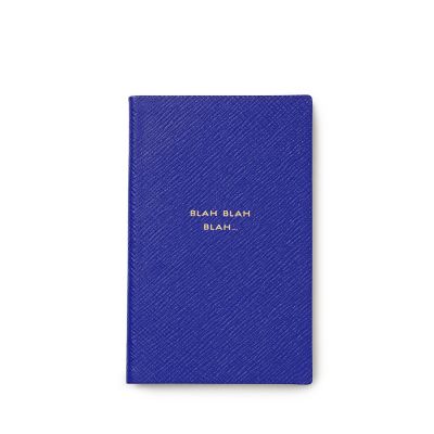 Leather Blah Blah Blah Panama Notebook